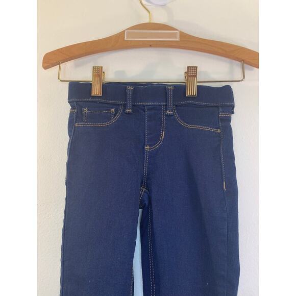 WONDER NATION Girl’s Dark Wash Jeggings / Size: 6-6X - Picture 4 of 9